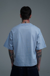 JR Açık Mavi Boxy Fit Basic Oversize Tshirt