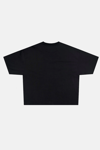 JR All Signature Baskılı Siyah Boxy Fit Tshirt