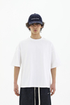 JR Beyaz Boxy Fit Basic Oversize Tshirt