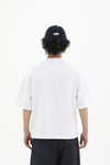 JR Beyaz Boxy Fit Basic Oversize Tshirt