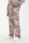 Jr Camo Collection Desenli Kahve Baggy Jean Pantolon
