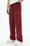 JR Diagonal Kumaş Bordo Baggy Eşofman
