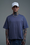 JR Indigo Boxy Fit Basic Oversize Tshirt