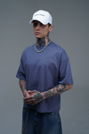 JR Indigo Boxy Fit Basic Oversize Tshirt