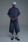 JR Indigo Boxy Fit Basic Oversize Tshirt