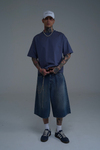 JR Indigo Boxy Fit Basic Oversize Tshirt