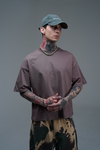 JR Kahve Boxy Fit Basic Oversize Tshirt