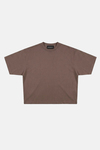 JR Kahve Boxy Fit Basic Oversize Tshirt