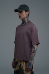 JR Kahve Boxy Fit Basic Oversize Tshirt