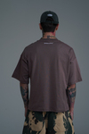 JR Kahve Boxy Fit Basic Oversize Tshirt