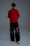 JR Kırmızı Boxy Fit Basic Oversize Tshirt