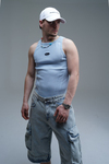 JR Logo Şerit Detay Baby Blue Fit Atlet