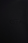 JR Logo Siyah Boxy Fit Oversize Tshirt