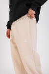 JR Nakışlı Bej Baggy Fit Eşofman ESF569