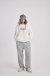 JR Nakışlı Gri Baggy Fit Eşofman ESF568