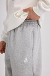 JR Nakışlı Gri Baggy Fit Eşofman ESF568