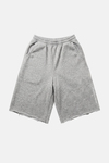 JR Nakışlı Gri Jogger Baggy Şort