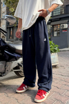 JR Nakışlı Lacivert Baggy Fit Eşofman ESF567