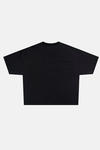 JR Red Studio Baskılı Siyah Boxy Fit Tshirt