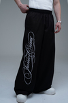 JR Signature Baskılı Gabardin Baggy Pantolon