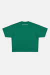 JR Yeşil Boxy Fit Basic Oversize Tshirt