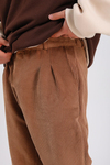 Kahve Kadife Baggy Pantolon P1034