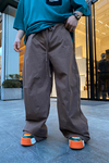Kahve Oversize Paraşüt Pantolon P569