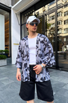Kamuflaj Desen Oversize Kimono G115