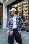 Kamuflaj Desen Oversize Kimono G115