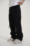 Kamuflaj Desen Siyah Baggy Pantolon CT01 6368-7
