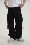 Kamuflaj Desen Siyah Baggy Pantolon CT01 6368-7