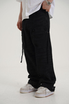 Kamuflaj Desen Siyah Baggy Pantolon CT01 6368-7