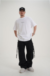 Kamuflaj Desen Siyah Baggy Pantolon CT01 6368-7
