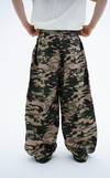 Kamuflaj Desenli Baggy Jean Pantolon KN4672