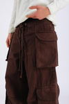 Kargo Cep Detay Gabardin Pantolon P1108