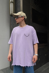 Keep Smiling Baskılı Oversize Tshirt T572