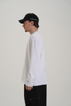 Kol Baskılı Beyaz Oversize Longsleeve CT01 26CK012