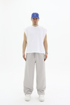 Kolsuz Beyaz Oversize Tshirt