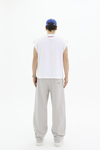 Kolsuz Beyaz Oversize Tshirt
