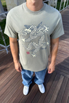 Komodo Baskılı Oversize Tshirt T1172