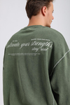 Kontrast Dikiş Acid Wash Oversize Takım TKM144