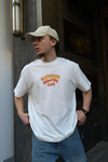 Krem Baskılı Oversize Tshirt T520