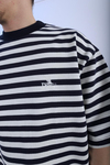 Lacivert Çizgili Peso Oversize Tshirt T941