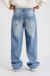 Lastik Bel Detay Jean Pantolon P1002