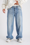 Lastik Bel Detay Jean Pantolon P1002