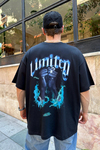Limited Chain Baskılı Oversize Tshirt T799