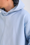 LLS Basic Mavi Oversize Hoodie SW1250