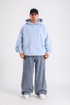 LLS Basic Mavi Oversize Hoodie SW1250