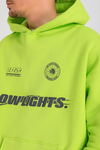 LLS Baskılı Neon Oversize Hoodie SW1248