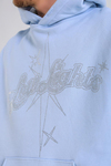 LLS Taş Baskılı Oversize Hoodie SW1303